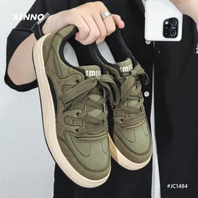 Breathable Lace Up Versatile Canvas Shoes